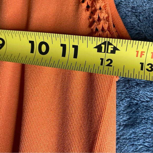 Witchery Dress Long Maxi Sleeveless Sunny Orange Summer Dress Sz S Flowy Resort - Picture 5 of 6